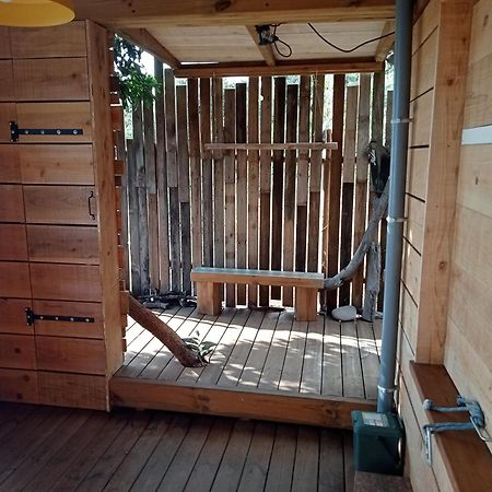 סן-לו Bungalow Ecologique Avec Toilettes Seches Leu Kabanon Vue Mer מראה חיצוני תמונה
