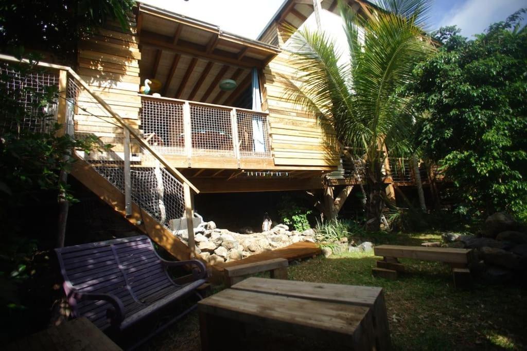 סן-לו Bungalow Ecologique Avec Toilettes Seches Leu Kabanon Vue Mer מראה חיצוני תמונה