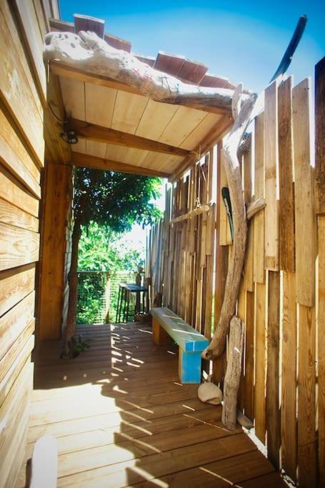 סן-לו Bungalow Ecologique Avec Toilettes Seches Leu Kabanon Vue Mer מראה חיצוני תמונה