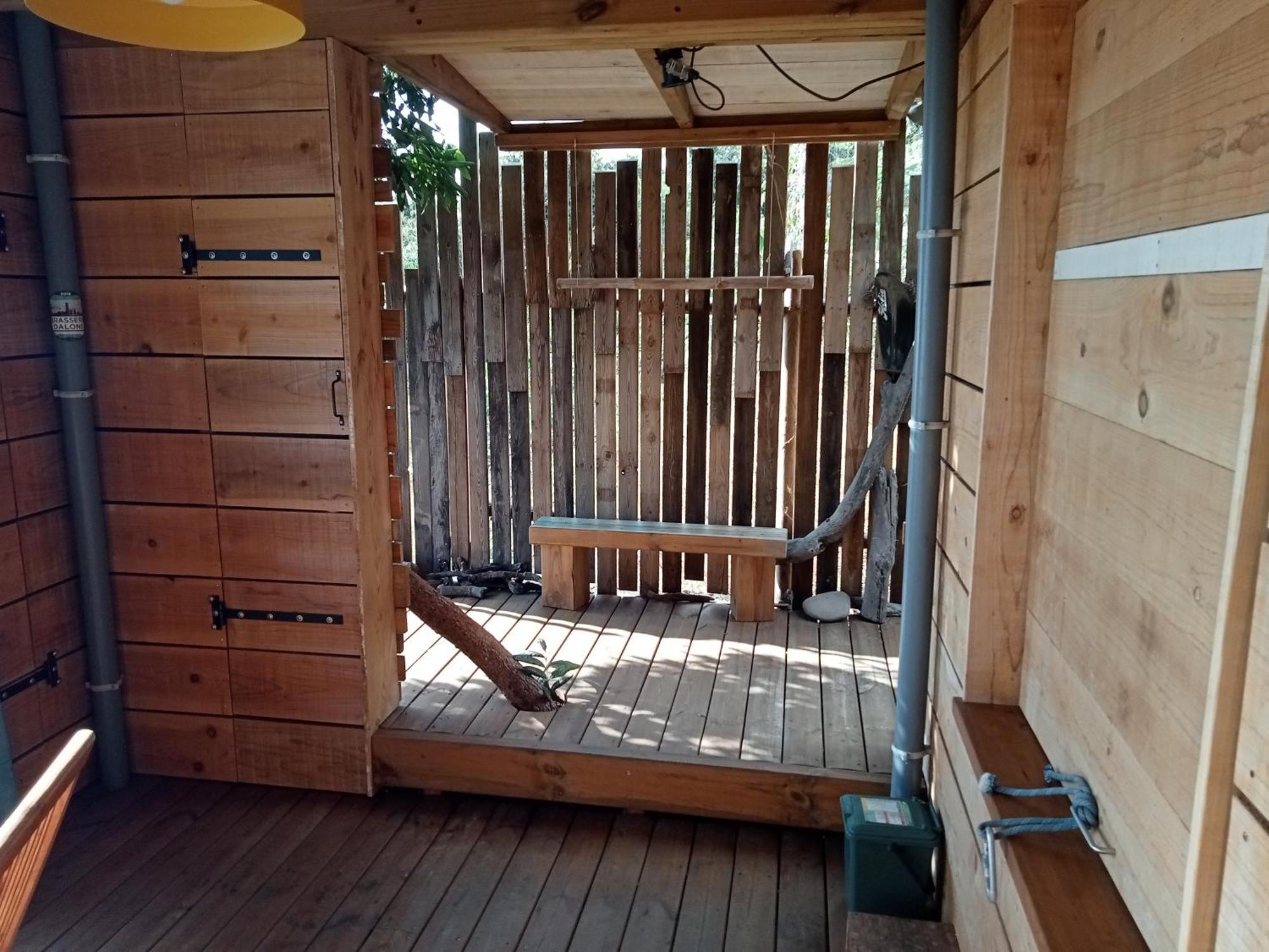 סן-לו Bungalow Ecologique Avec Toilettes Seches Leu Kabanon Vue Mer מראה חיצוני תמונה